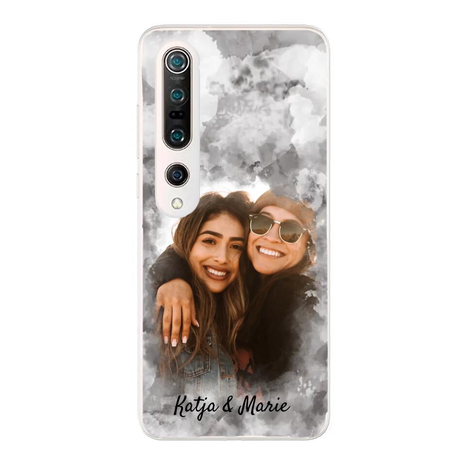 Jouw foto (waterverfstijl) - gepersonaliseerde telefoonhoesje