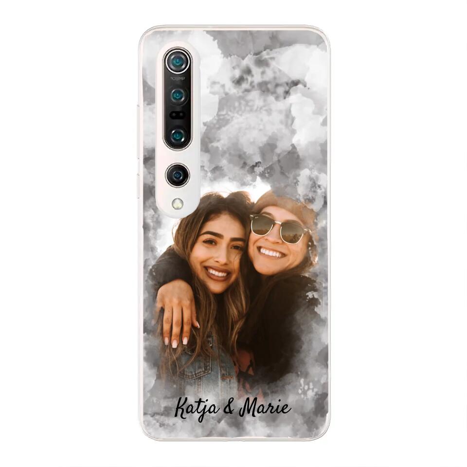 Jouw foto (waterverfstijl) - gepersonaliseerde telefoonhoesje