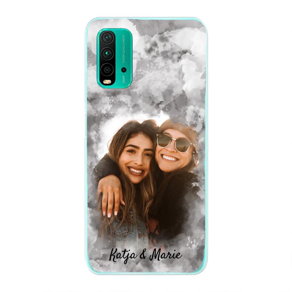 Jouw foto (waterverfstijl) - gepersonaliseerde telefoonhoesje