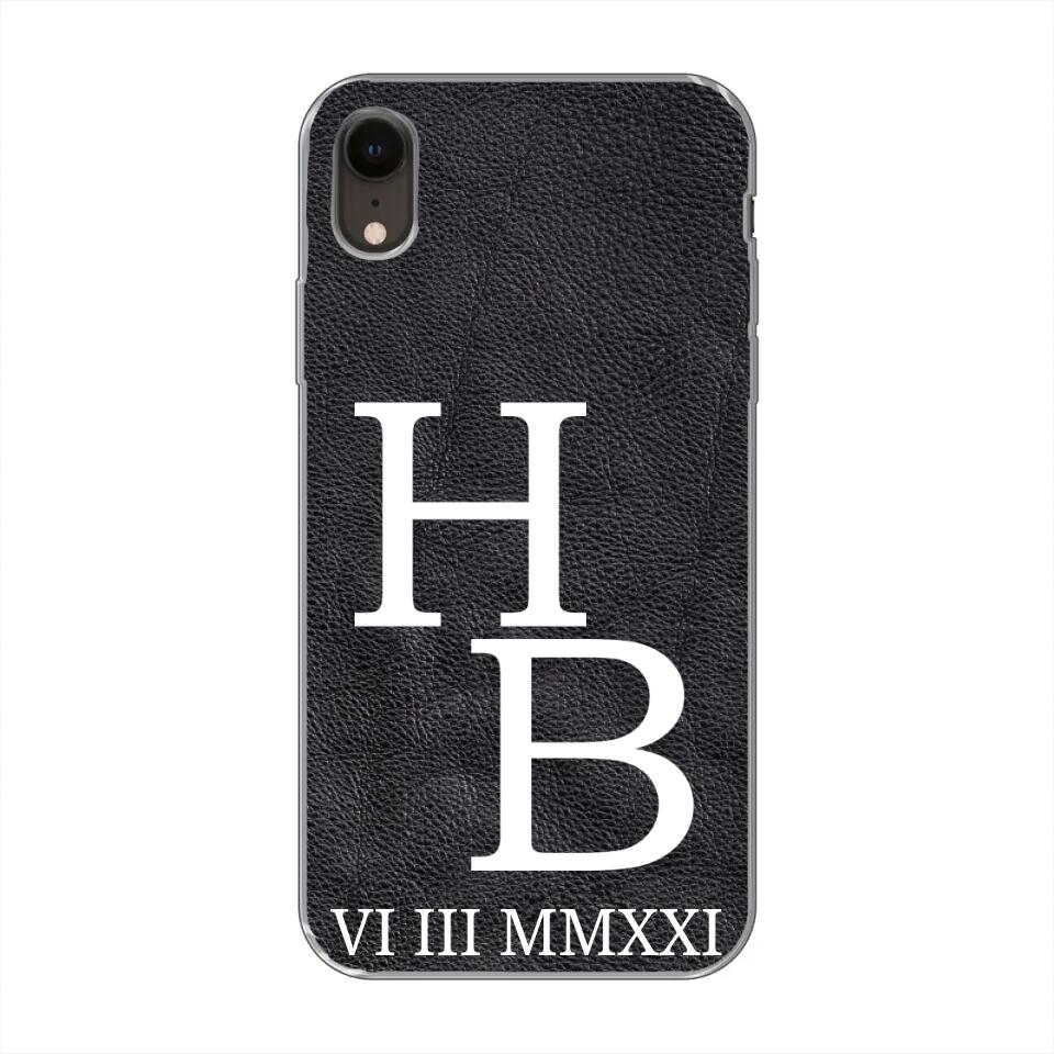 Jouw initialen - gepersonaliseerd telefoonhoesje