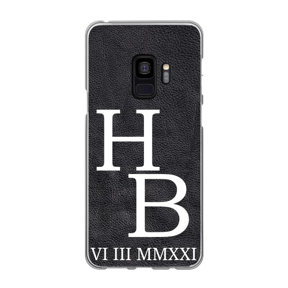 Jouw initialen - gepersonaliseerd telefoonhoesje