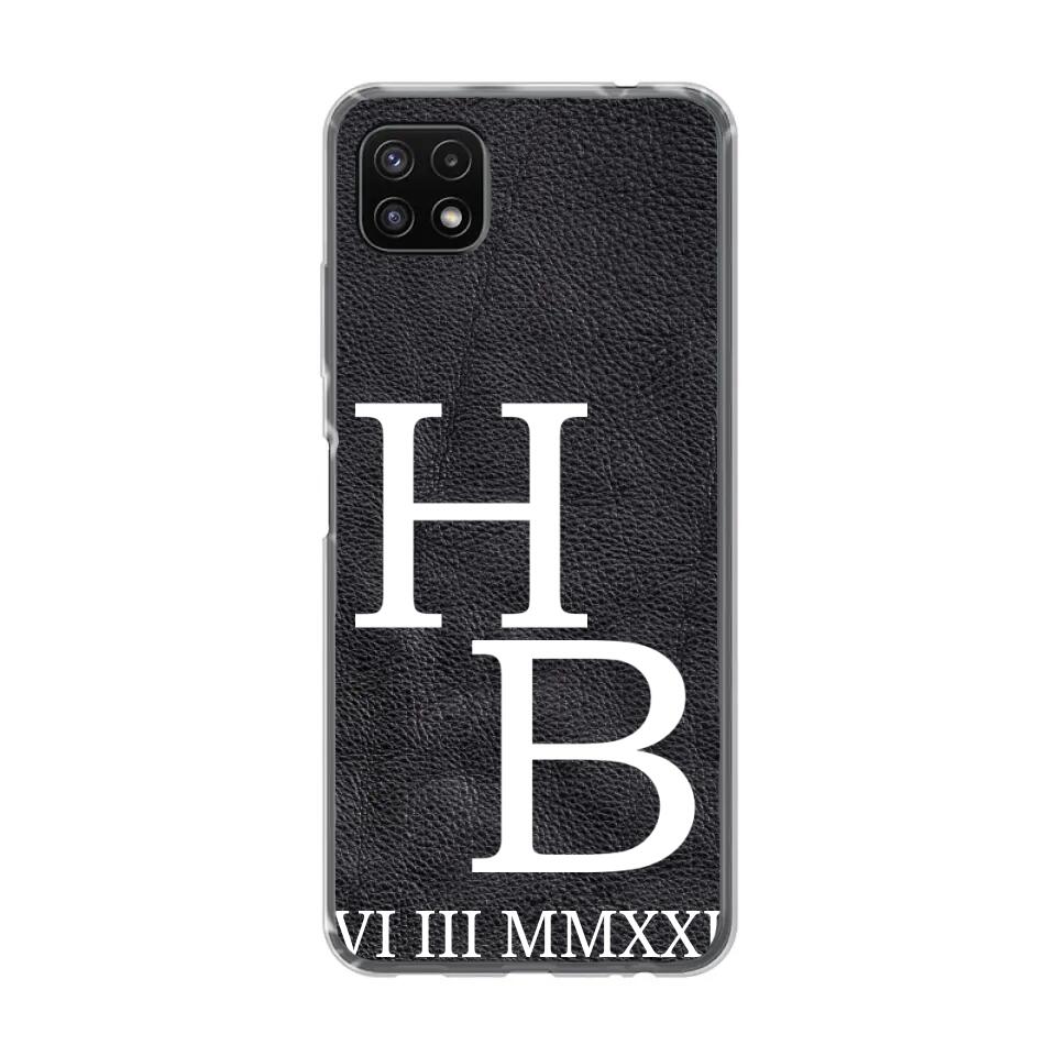 Jouw initialen - gepersonaliseerd telefoonhoesje
