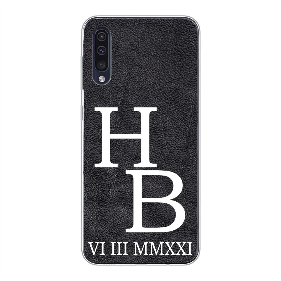 Jouw initialen - gepersonaliseerd telefoonhoesje