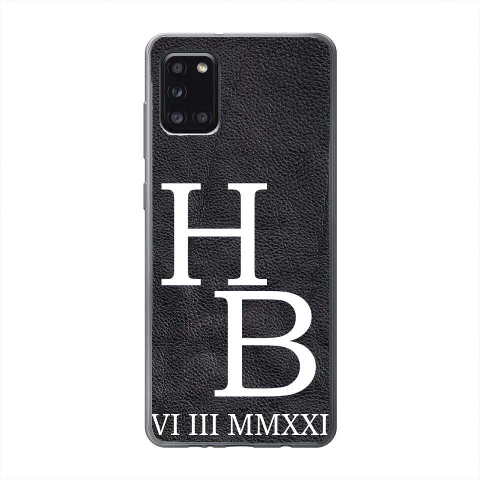 Jouw initialen - gepersonaliseerd telefoonhoesje