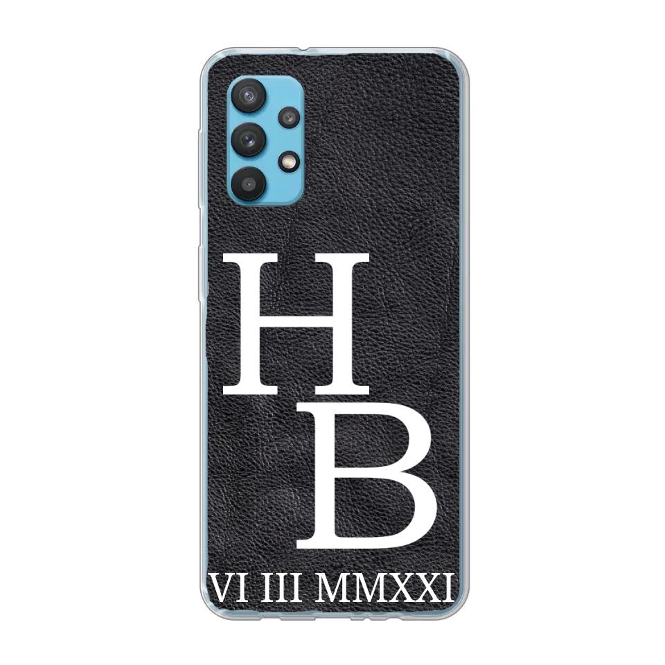 Jouw initialen - gepersonaliseerd telefoonhoesje