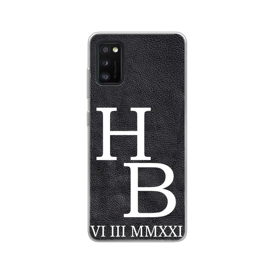 Jouw initialen - gepersonaliseerd telefoonhoesje
