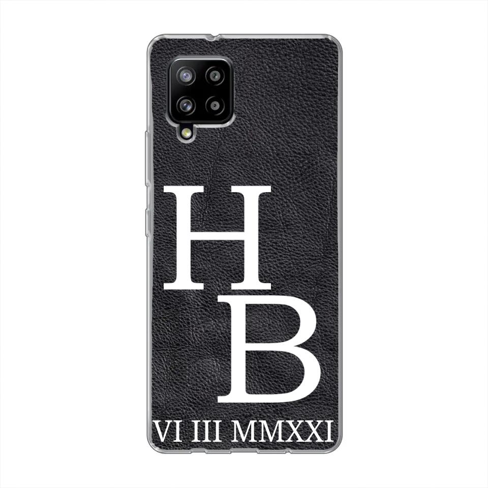 Jouw initialen - gepersonaliseerd telefoonhoesje
