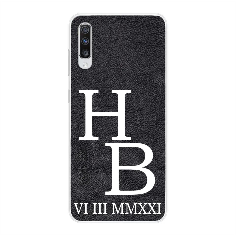 Jouw initialen - gepersonaliseerd telefoonhoesje
