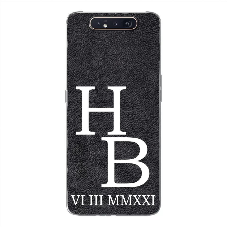 Jouw initialen - gepersonaliseerd telefoonhoesje