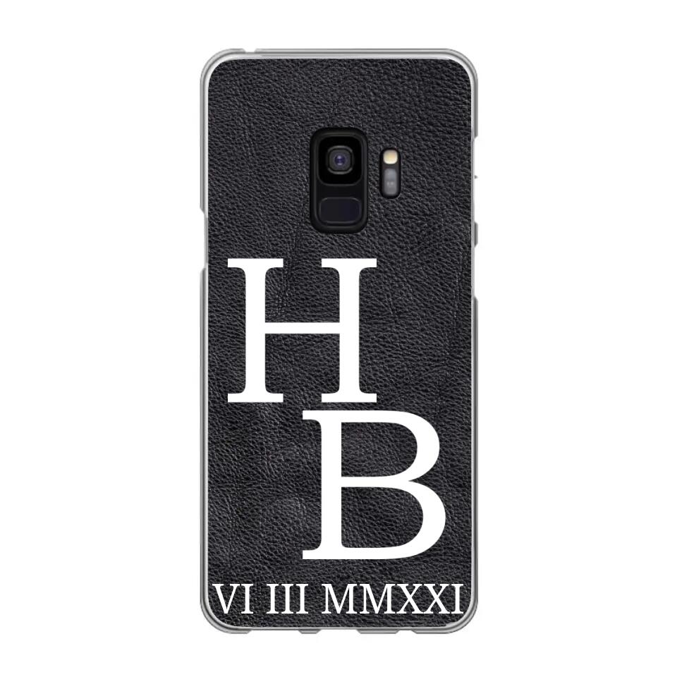 Jouw initialen - gepersonaliseerd telefoonhoesje