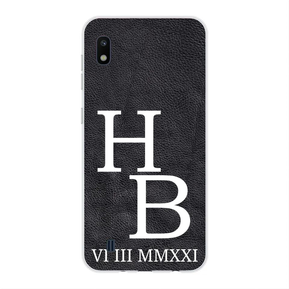 Jouw initialen - gepersonaliseerd telefoonhoesje