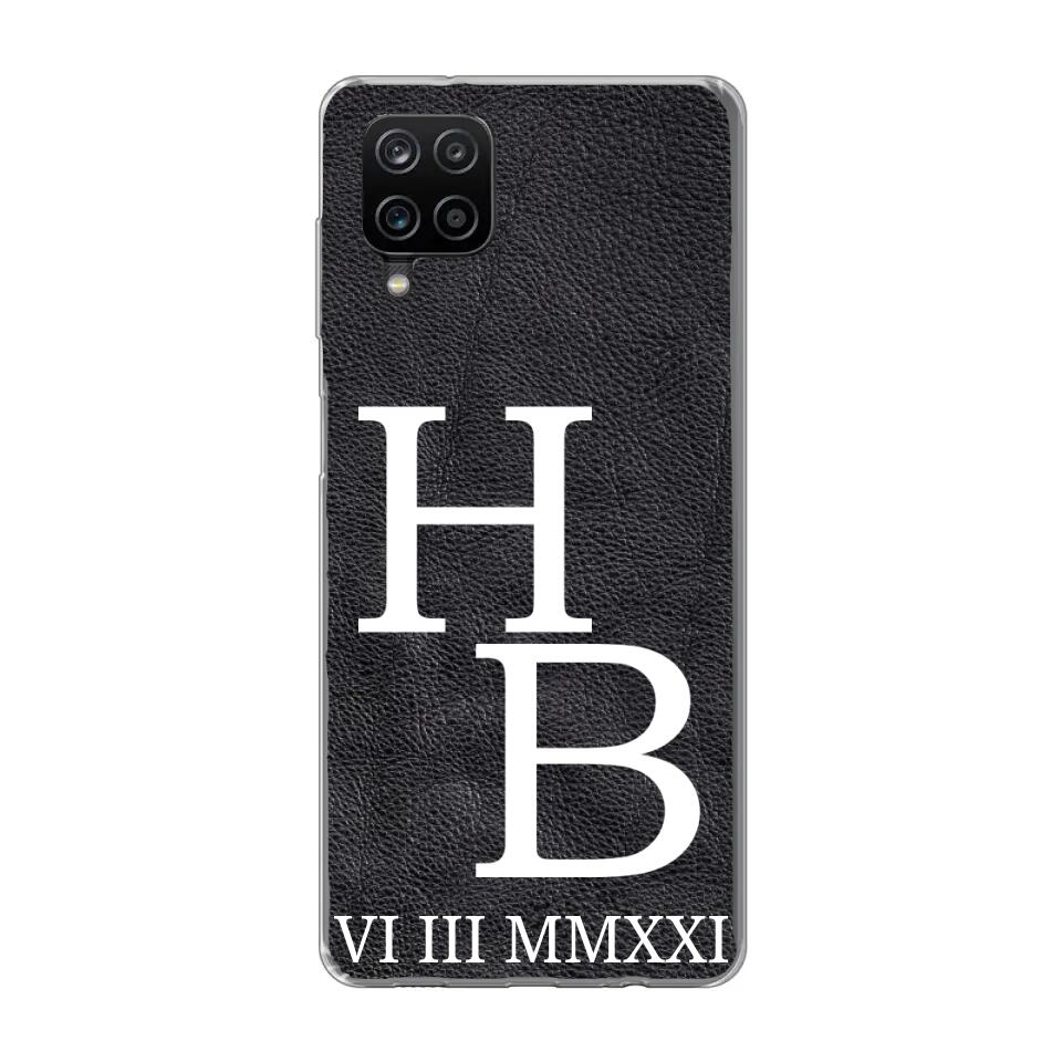 Jouw initialen - gepersonaliseerd telefoonhoesje