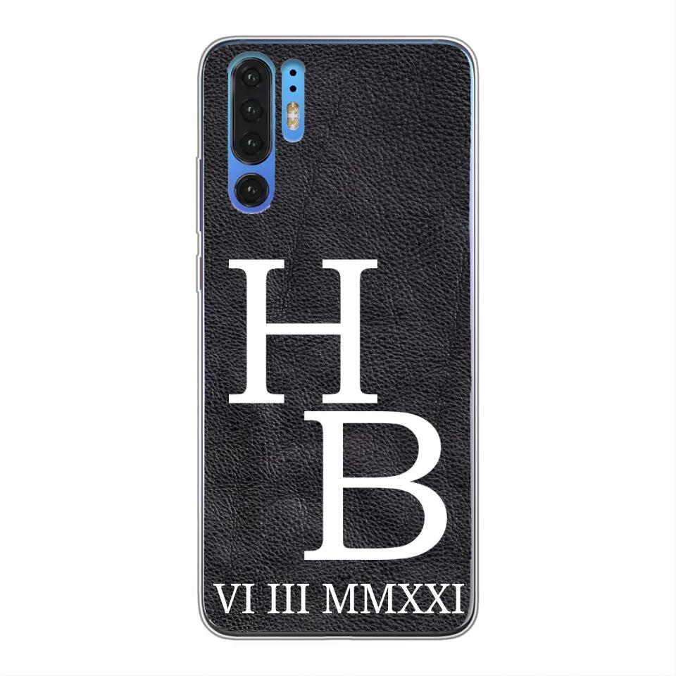 Jouw initialen - gepersonaliseerd telefoonhoesje