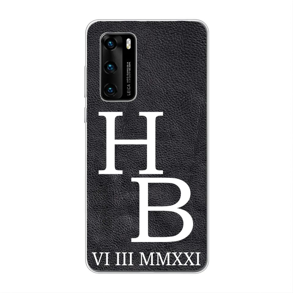 Jouw initialen - gepersonaliseerd telefoonhoesje