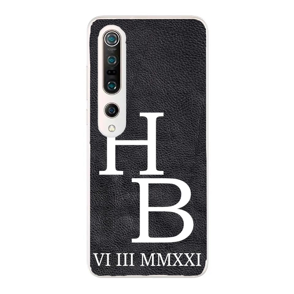 Jouw initialen - gepersonaliseerd telefoonhoesje