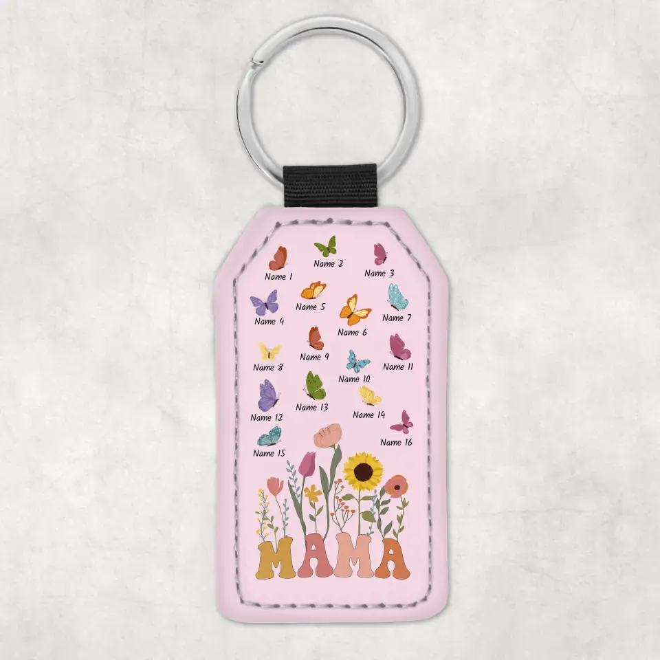 Vlinderweide - Gepersonaliseerde sleutelhanger