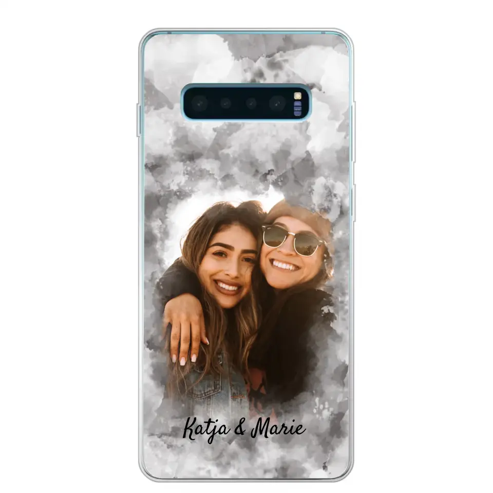 Jouw foto (waterverfstijl) - gepersonaliseerde telefoonhoesje