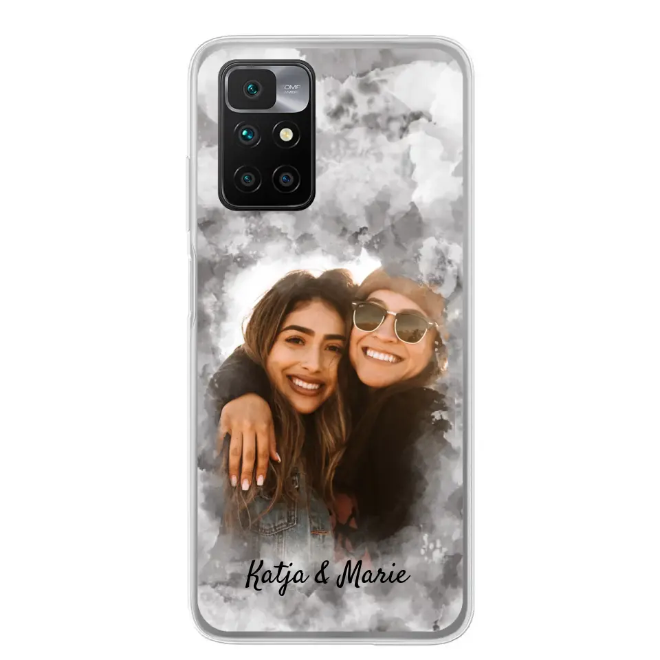 Jouw foto (waterverfstijl) - gepersonaliseerde telefoonhoesje