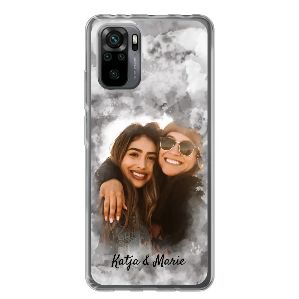 Jouw foto (waterverfstijl) - gepersonaliseerde telefoonhoesje