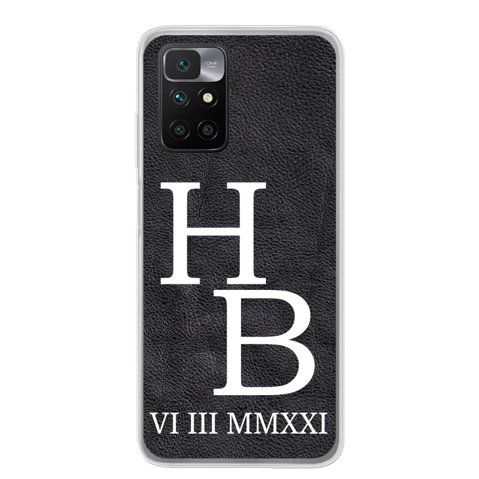 Jouw initialen - gepersonaliseerd telefoonhoesje
