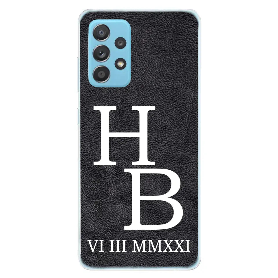 Jouw initialen - gepersonaliseerd telefoonhoesje