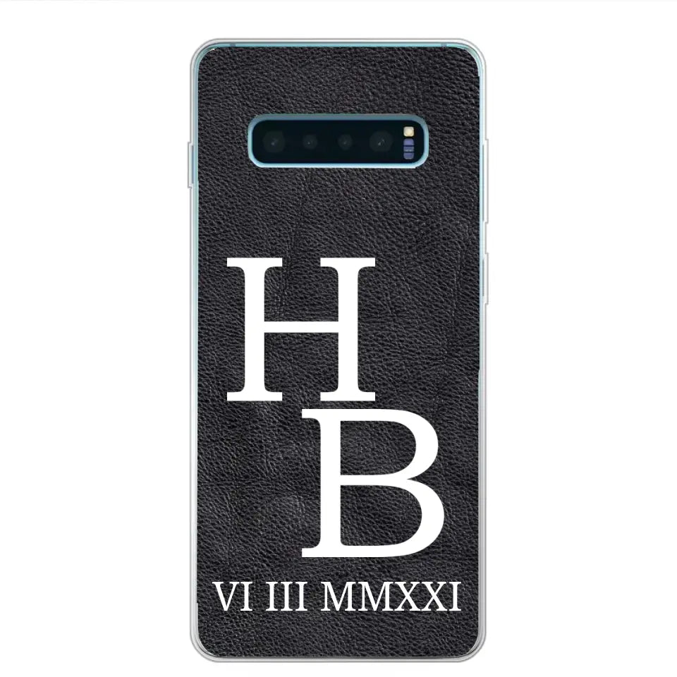 Jouw initialen - gepersonaliseerd telefoonhoesje