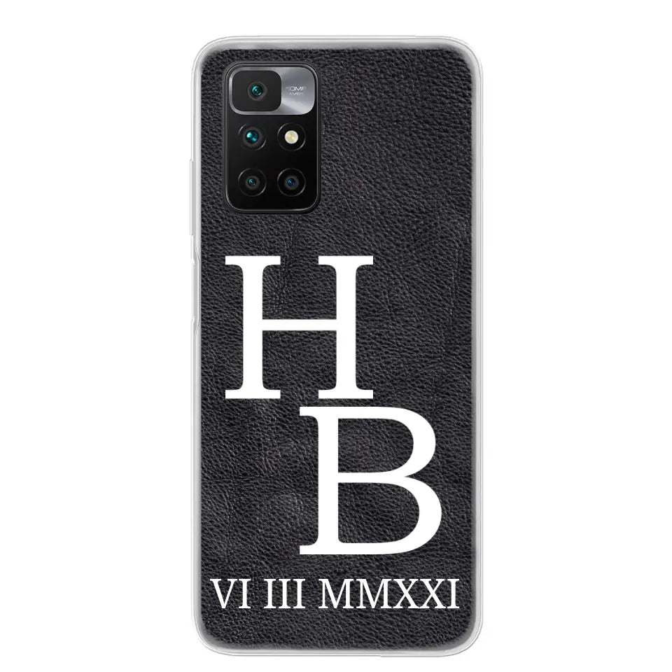 Jouw initialen - gepersonaliseerd telefoonhoesje