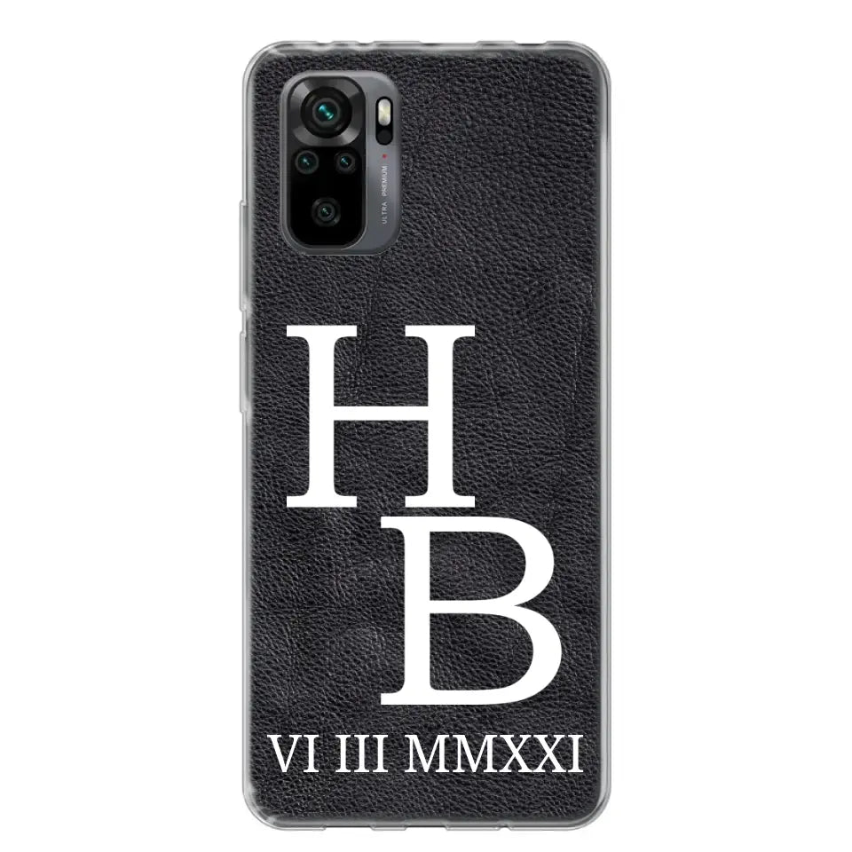 Jouw initialen - gepersonaliseerd telefoonhoesje