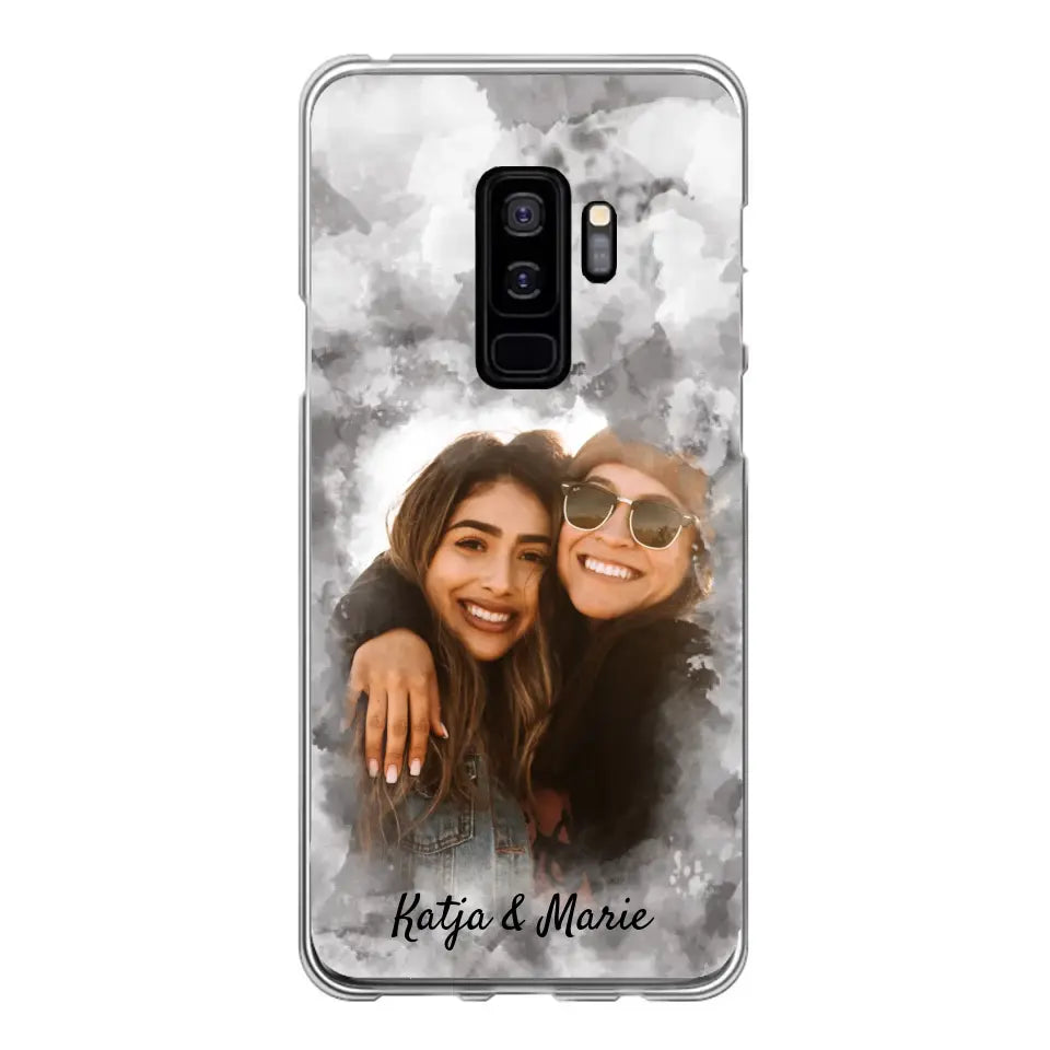 Jouw foto (waterverfstijl) - gepersonaliseerde telefoonhoesje