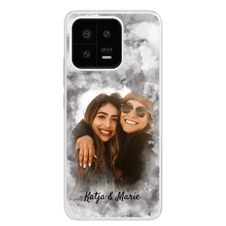 Jouw foto (waterverfstijl) - gepersonaliseerde telefoonhoesje