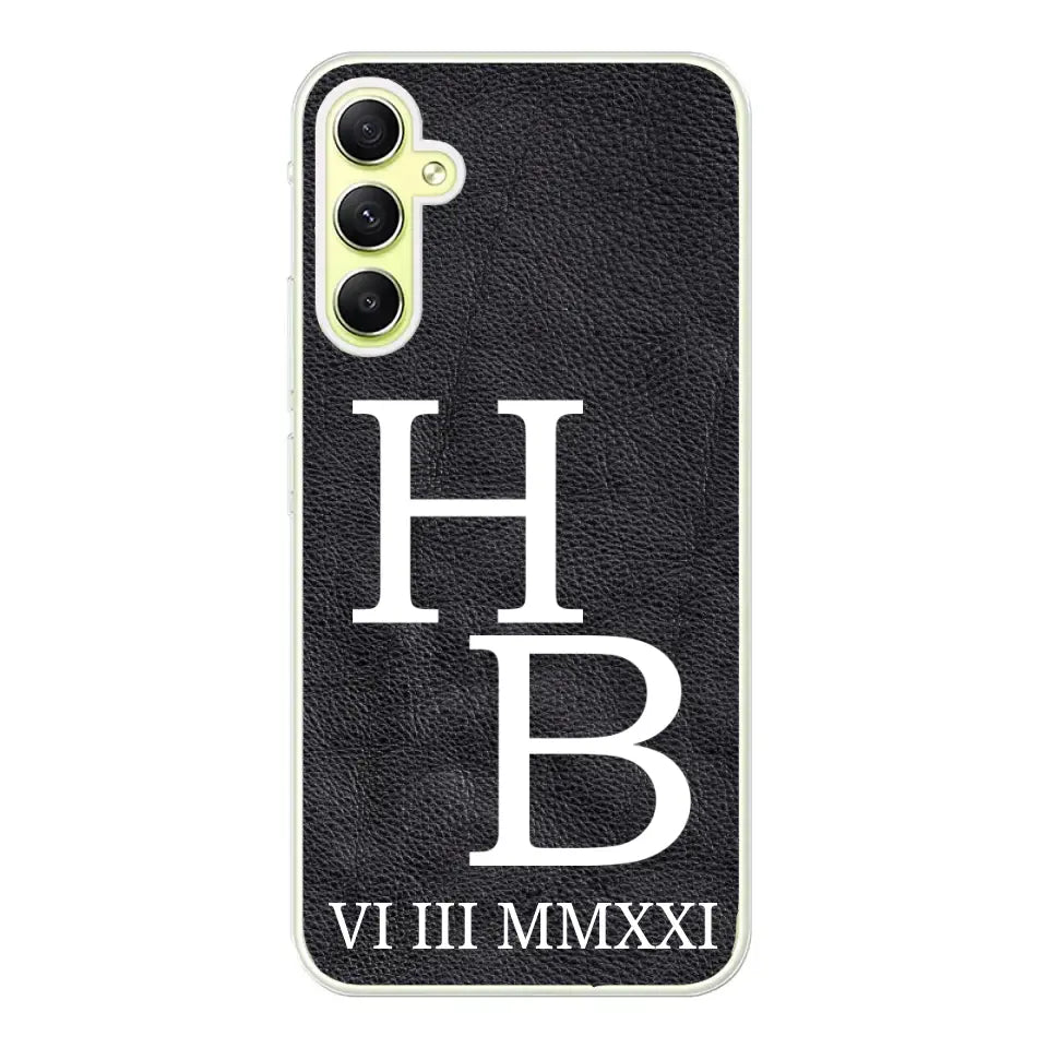 Jouw initialen - gepersonaliseerd telefoonhoesje