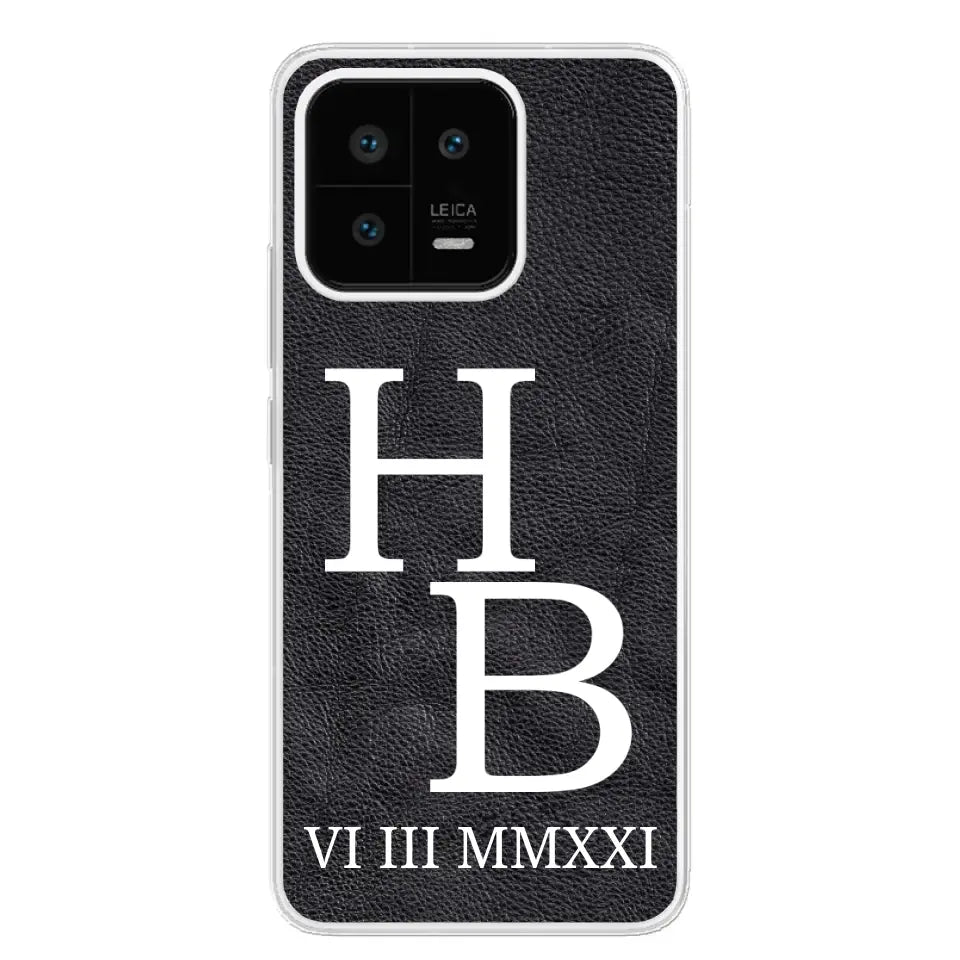 Jouw initialen - gepersonaliseerd telefoonhoesje