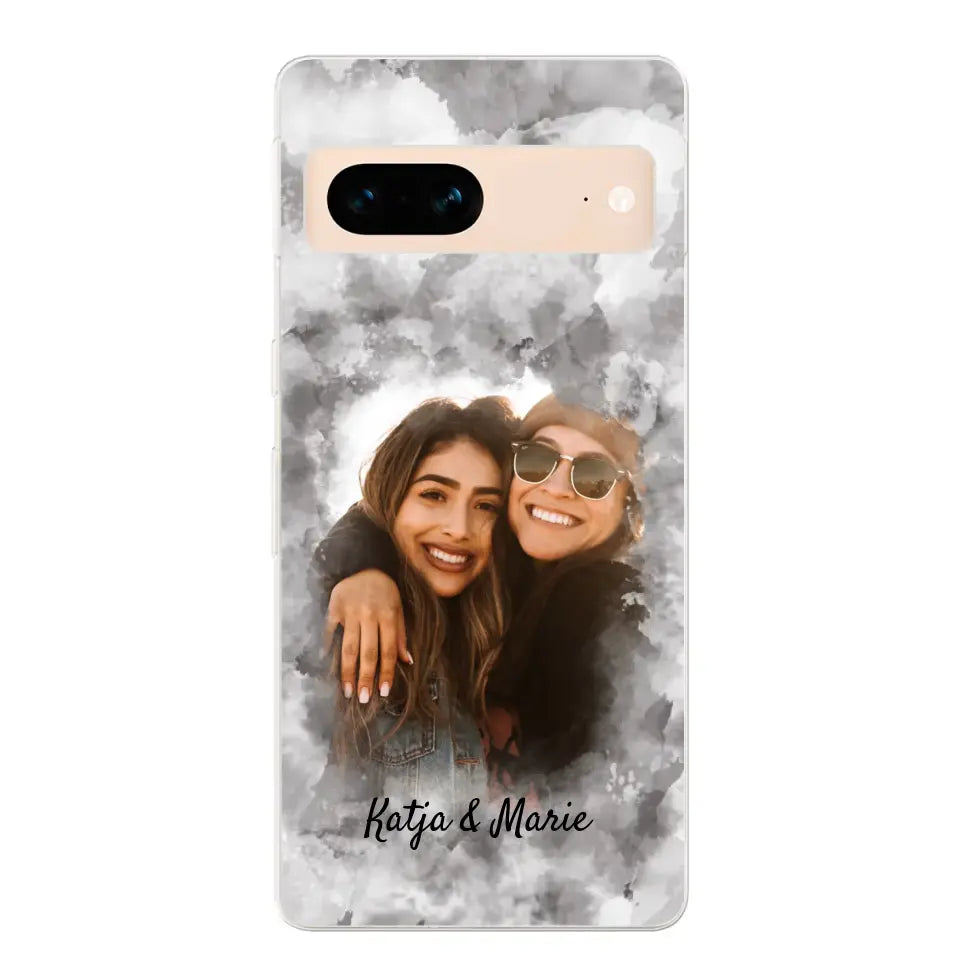 Jouw foto (waterverfstijl) - gepersonaliseerde telefoonhoesje