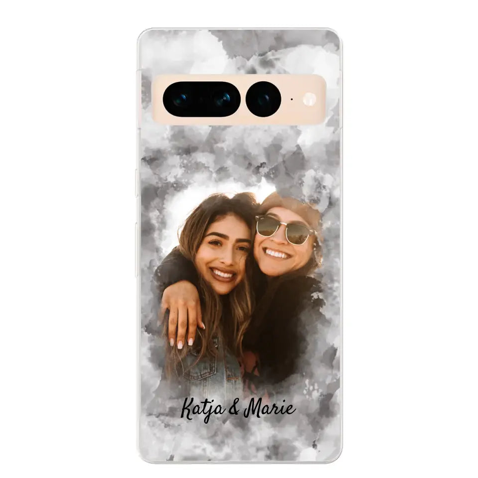 Jouw foto (waterverfstijl) - gepersonaliseerde telefoonhoesje