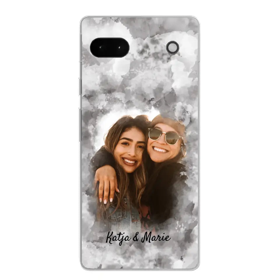 Jouw foto (waterverfstijl) - gepersonaliseerde telefoonhoesje