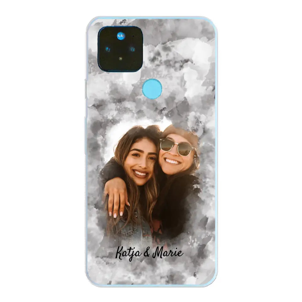Jouw foto (waterverfstijl) - gepersonaliseerde telefoonhoesje