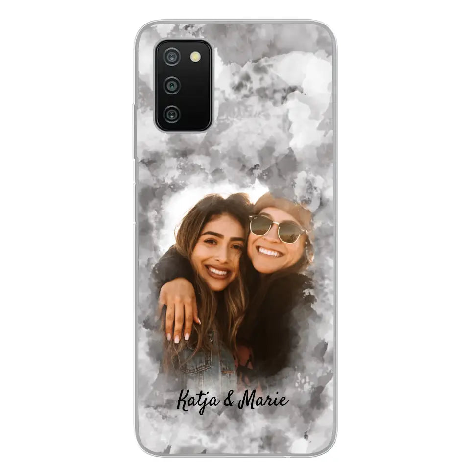 Jouw foto (waterverfstijl) - gepersonaliseerde telefoonhoesje