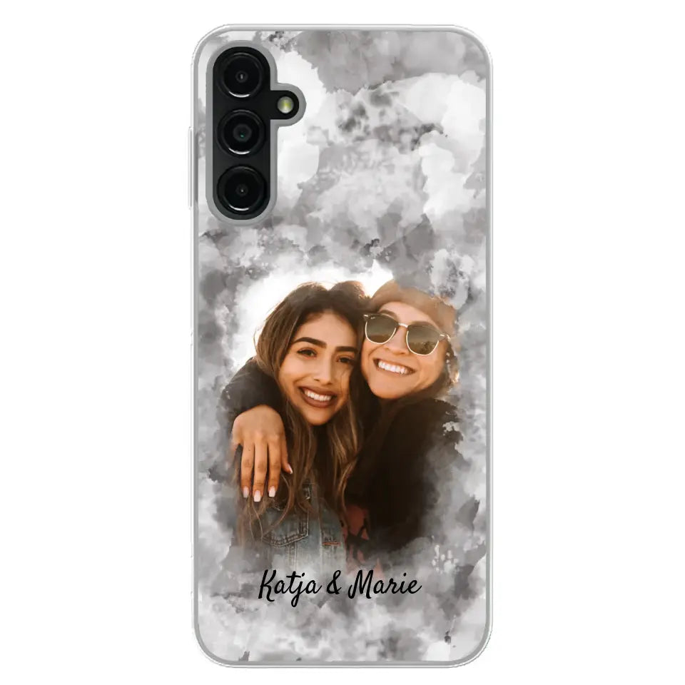Jouw foto (waterverfstijl) - gepersonaliseerde telefoonhoesje