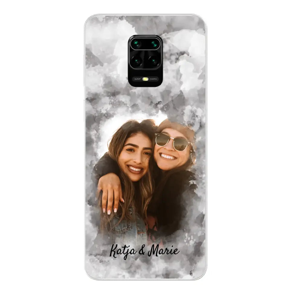 Jouw foto (waterverfstijl) - gepersonaliseerde telefoonhoesje