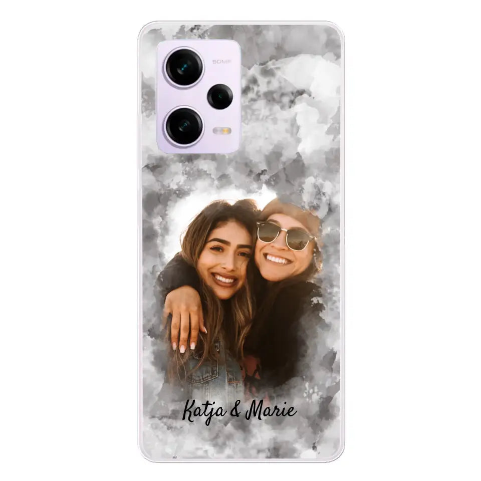 Jouw foto (waterverfstijl) - gepersonaliseerde telefoonhoesje