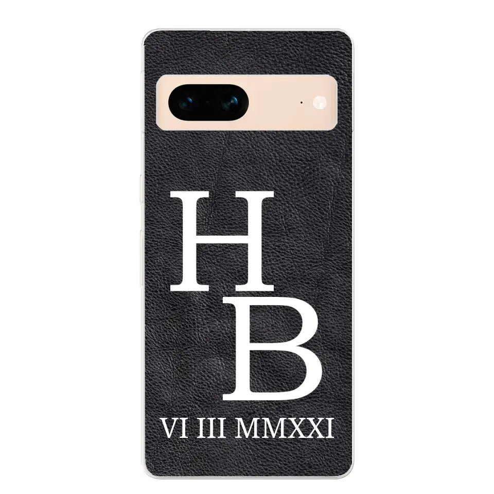Jouw initialen - gepersonaliseerd telefoonhoesje