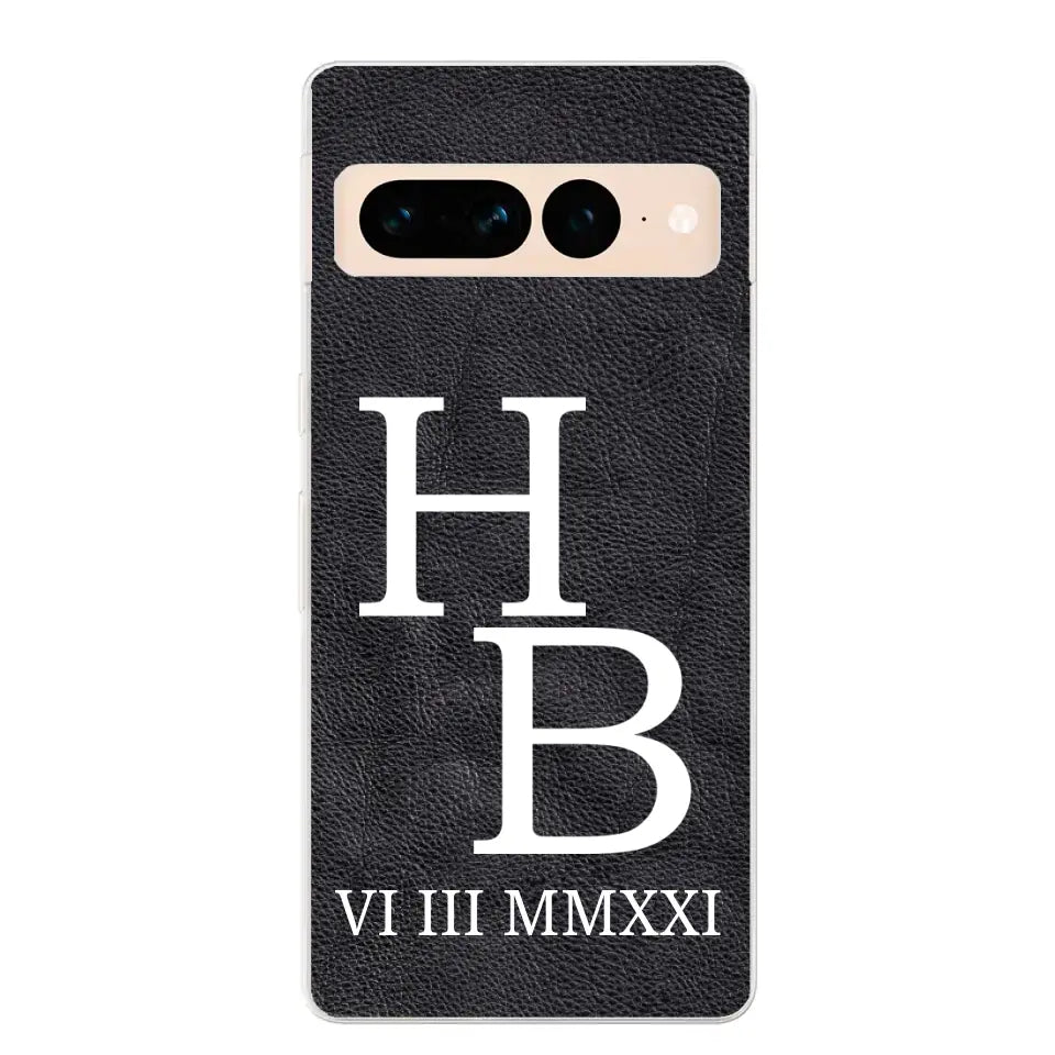 Jouw initialen - gepersonaliseerd telefoonhoesje