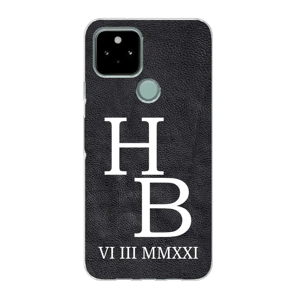 Jouw initialen - gepersonaliseerd telefoonhoesje