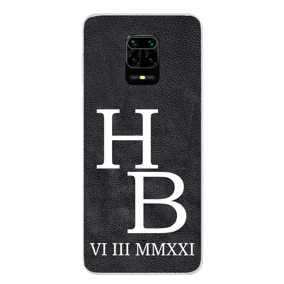 Jouw initialen - gepersonaliseerd telefoonhoesje