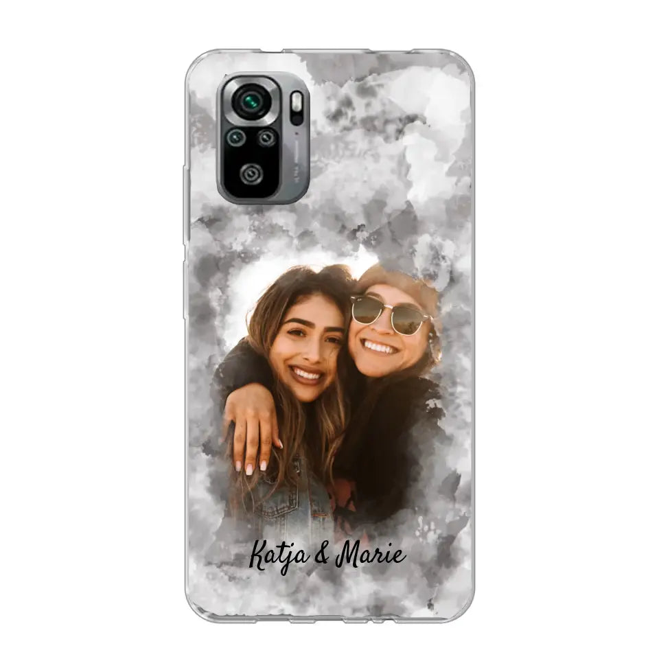 Jouw foto (waterverfstijl) - gepersonaliseerde telefoonhoesje