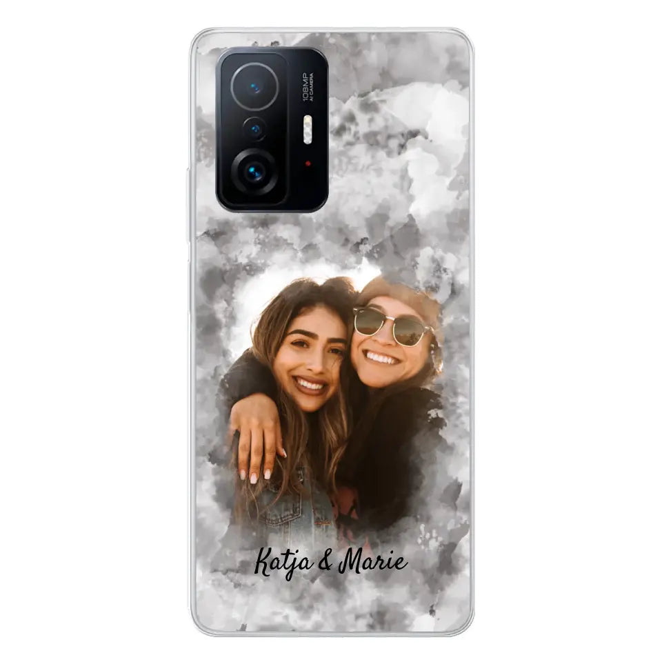 Jouw foto (waterverfstijl) - gepersonaliseerde telefoonhoesje