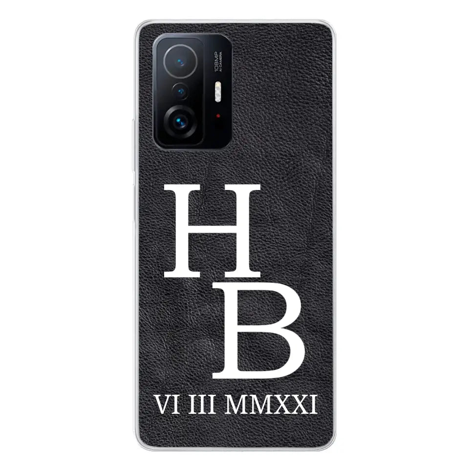 Jouw initialen - gepersonaliseerd telefoonhoesje