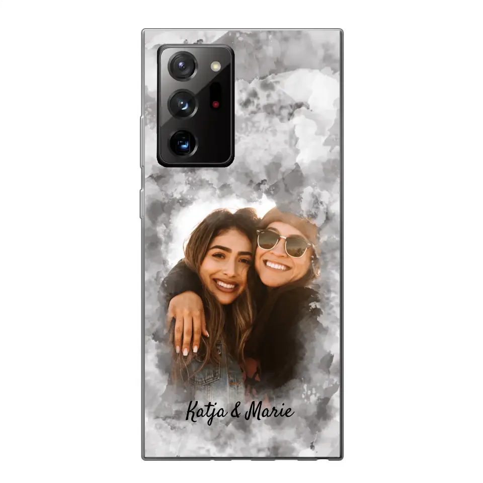 Jouw foto (waterverfstijl) - gepersonaliseerde telefoonhoesje