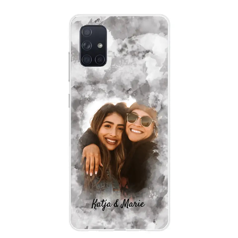 Jouw foto (waterverfstijl) - gepersonaliseerde telefoonhoesje