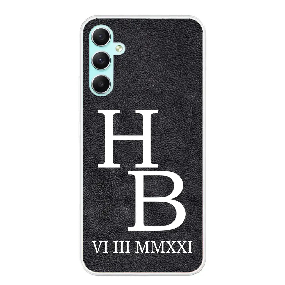 Jouw initialen - gepersonaliseerd telefoonhoesje